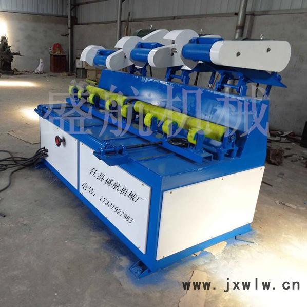 大型立式環(huán)保外圓拋光機(jī) 全自動(dòng)鋼管除銹刷漆機(jī) 三工位圓管除銹機(jī)