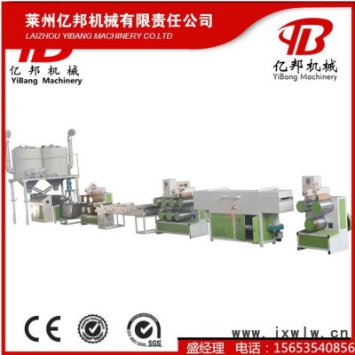 SJL億邦65型 PPPE塑料圓絲抽絲機(jī)組，PET片料毛刷掃把絲機(jī)械設(shè)備 PET塑料拉絲機(jī)