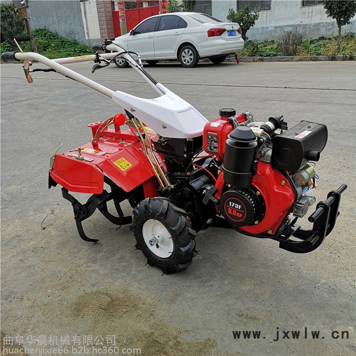 四驅(qū)微耕機(jī) 華晨手扶式除草機(jī)覆膜機(jī) HC-XGJ果園除草機(jī)