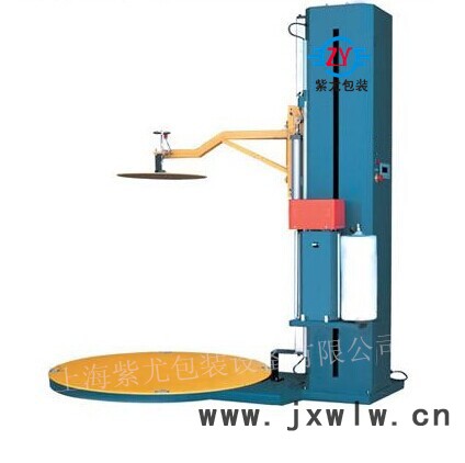 壓頂型纏繞包裝機(jī) 木托盤(pán)纏繞裹膜機(jī) 自動(dòng)加壓式纏繞機(jī) 拉伸膜覆膜機(jī) 預(yù)拉式壓頂纏繞包裝機(jī)