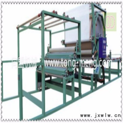 供應(yīng)東莞同盟復(fù)合機 貼合機 涂布機   同盟TM-019  橫式雙膠槽網(wǎng)帶貼合機
