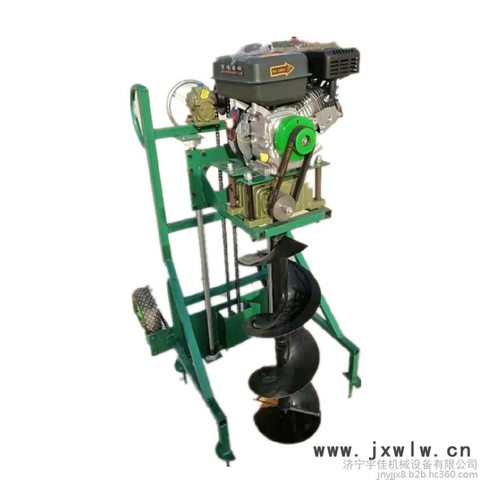 亳州葡萄園立桿打孔機 宇佳立柱埋樁打孔機 圍欄大棚埋樁立柱打孔機