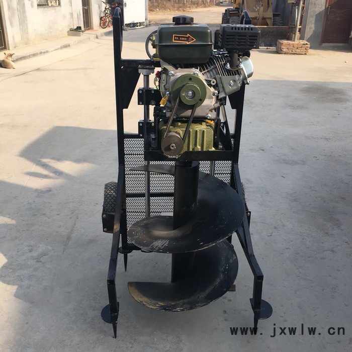 山藥牛蒡種植鉆眼打洞機(jī) 法庫(kù)縣大棚埋樁打孔機(jī) 新款汽油挖坑機(jī)