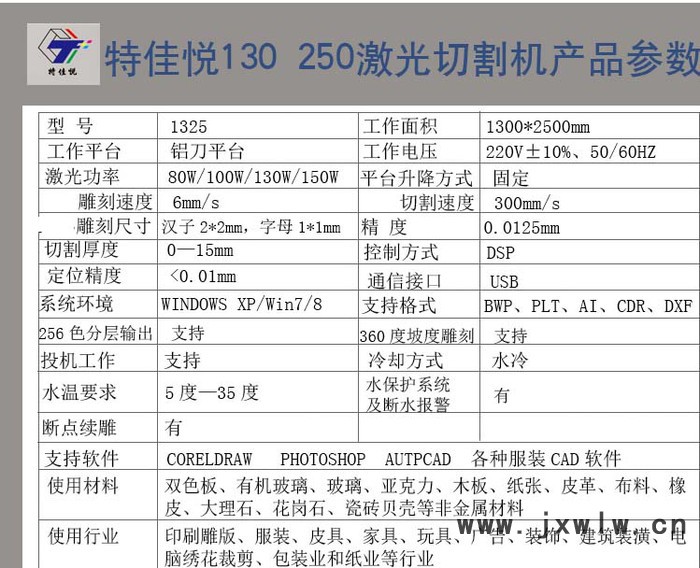 特佳悅1325 廣告激光雕刻機(jī)