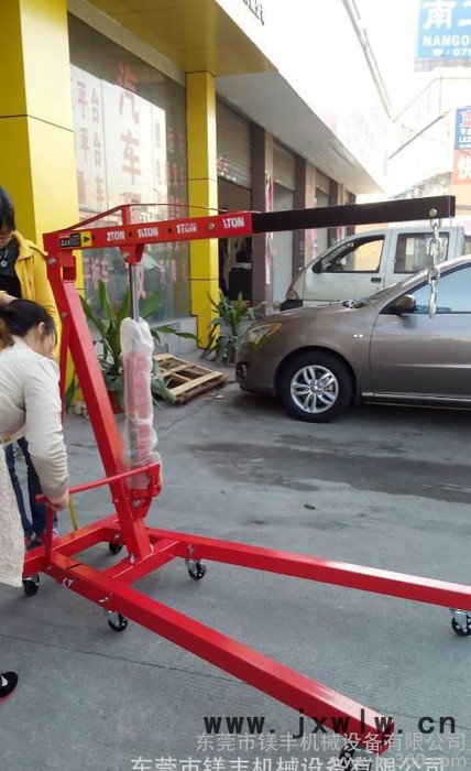 廣州小吊機 0.5-2噸液壓小吊車 汽車發(fā)動機小吊機 修理廠用單臂吊