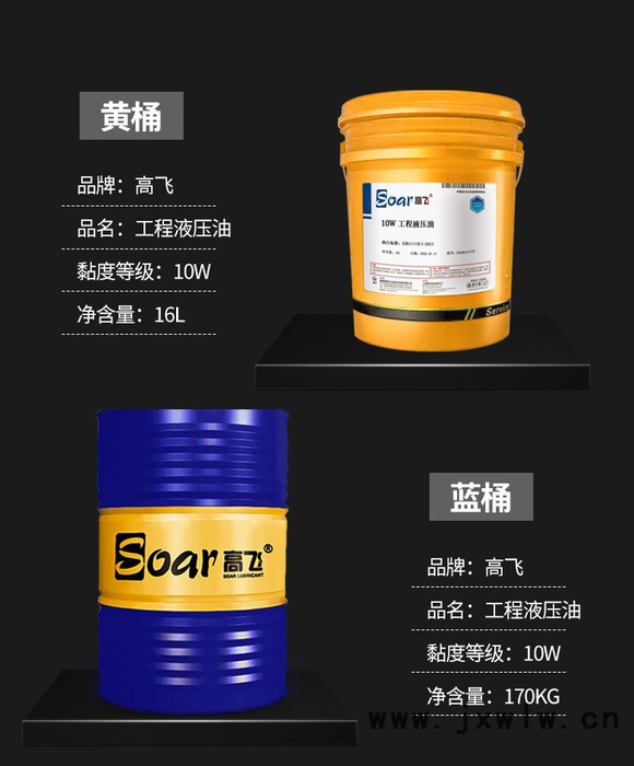 高飛 10W 工程液壓油   抗磨液壓油  170kg  歡迎咨詢  各種工程機械設備潤滑油  兼容發(fā)動機油