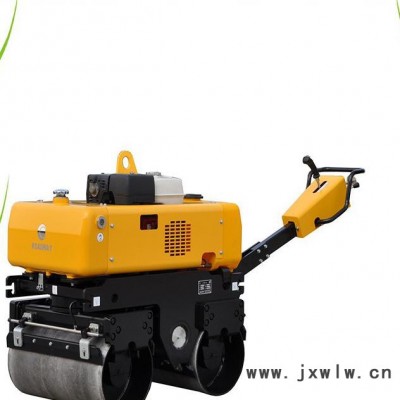 692kg汽油發(fā)動(dòng)機(jī)機(jī)械傳動(dòng)人力轉(zhuǎn)向定量液壓馬達(dá)手扶雙鋼輪壓路機(jī)路得威廠(chǎng)家品牌直銷(xiāo)