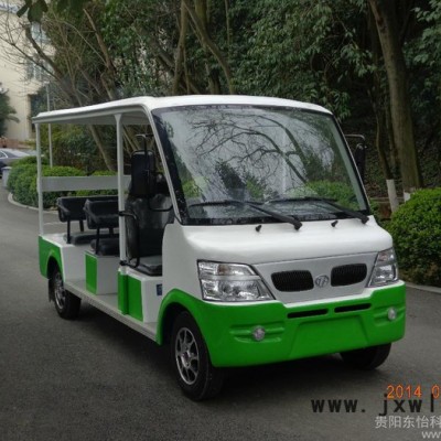 河池燃油觀光車買 熱線：4008 757800，中置后驅(qū)發(fā)動機燃油觀光車機，動力提升20%，東怡燃油車14座、11座