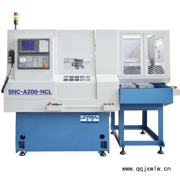 數(shù)控儀表車床廠家上海西碼SNC-A200-NCL型桁架式機(jī)械手全自動(dòng)車床 小型排刀全自動(dòng)車床 數(shù)控車床 數(shù)控車床廠家