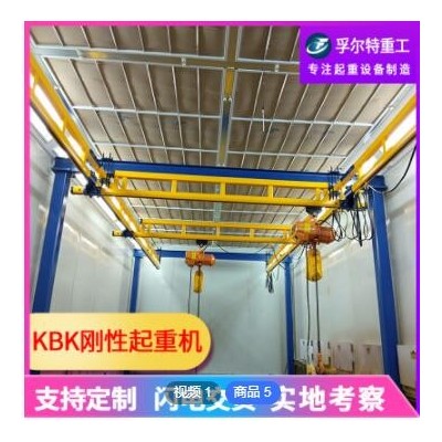 孚爾特kbk剛性起重機(jī) 懸掛式輕型組合起重機(jī)行吊kbk軌道
