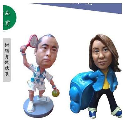 3D打印胸像上色代加工 3D打印服務(wù)ABS打印機3D人像人偶
